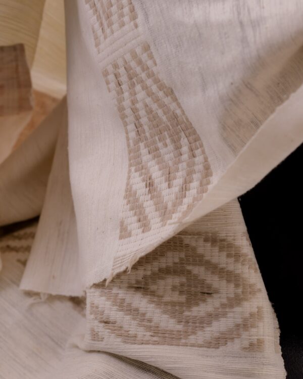 Coffee Gabi Handwoven Shawl